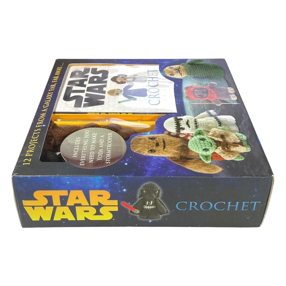 Star Wars CROCHET KIT 12 Characters Yoda Storm trooper Darth Vader Luke Han R2D2